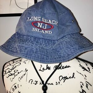 Blue bucket hat adult size